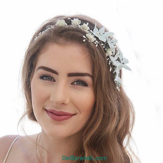 مدل مو با گل طبیعی (۱۳)