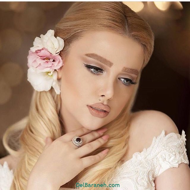 مدل مو با گل طبیعی (۵)