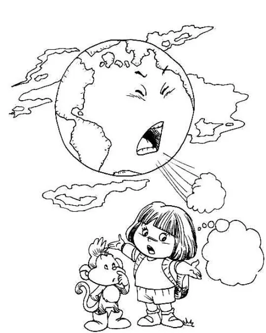 Air Pollution Coloring Worksheet10 (1)