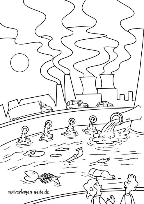 Air Pollution Coloring Worksheet10 (11)