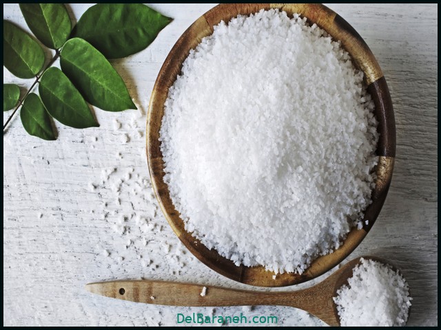 درمان خانگی میخچه پا نمک دریا(۱۲)