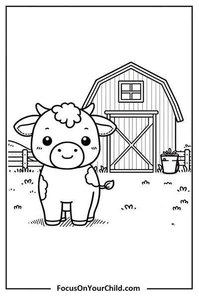 Cow coloring worksheet01 (9)