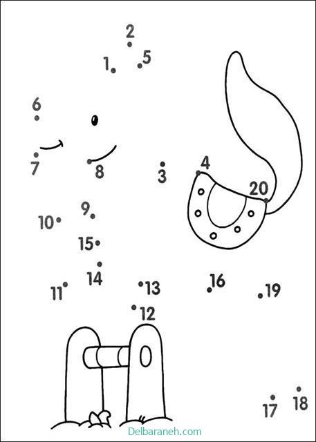 نقاشی وصل کردن اعداد (۱۰)