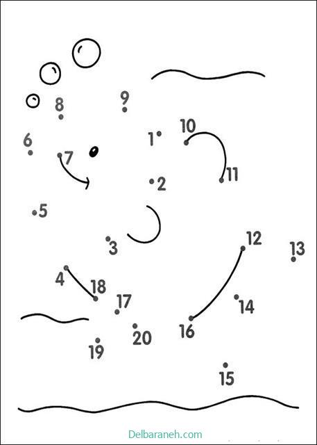 نقاشی وصل کردن اعداد (۱۱)