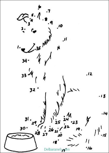 نقاشی وصل کردن اعداد (۳۵)