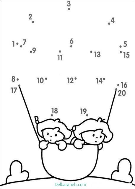 نقاشی وصل کردن اعداد (۷۶)