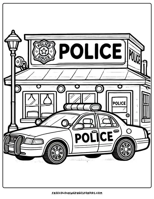 Police car coloring worksheet01 (12)