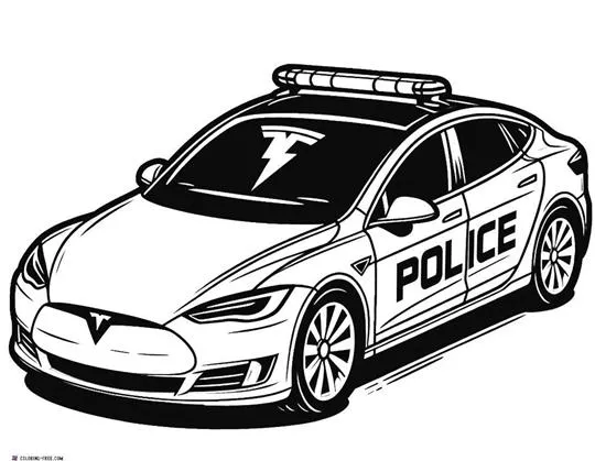 Police car coloring worksheet01 (18)