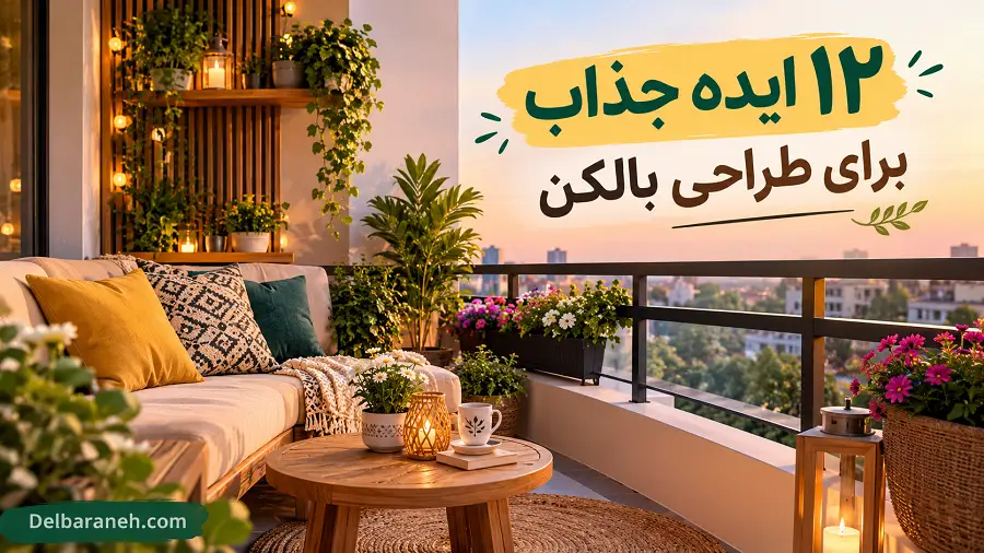 ۱۲ ایده جذاب برای طراحی بالکن ۱۲ ایده جذاب برای طراحی بالکن