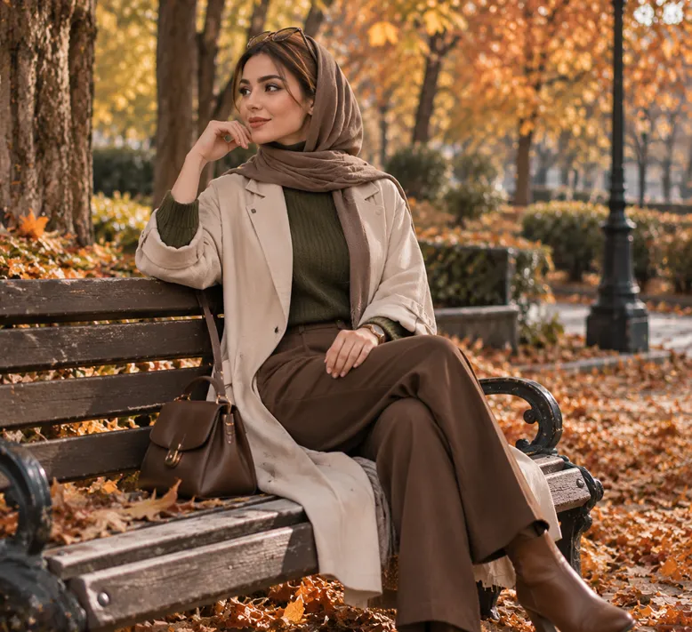 زیر مانتو پاییزی چی بپوشیم و چه ترکیب رنگی انتخاب کنیم